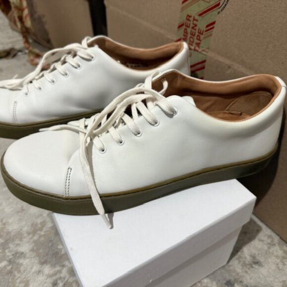 Crown Northampton - Overstone Derby - All White Calf Leather - Picture 1 of 7